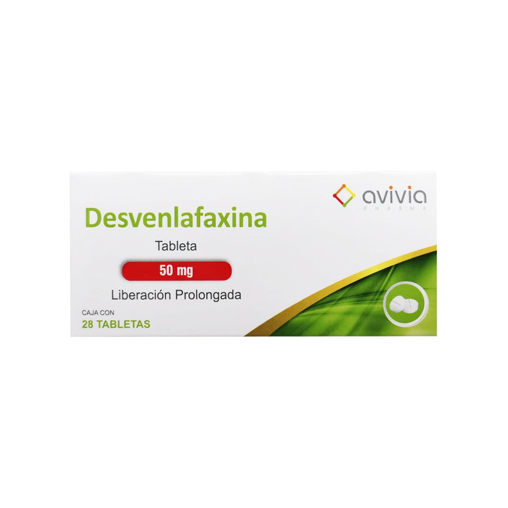 Desvenlafaxina Avivia 50 mg Caja Con 28 Tabletas Genérico – Farmacia ...
