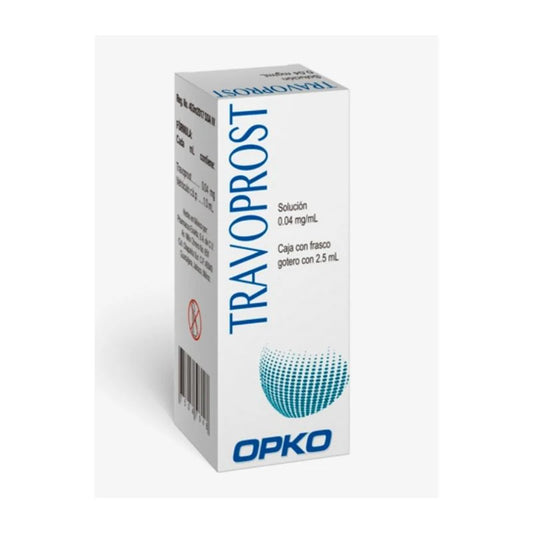Travoprost 0.04 Mg Solución Oftálmica 2.5 Ml Genérico Opko