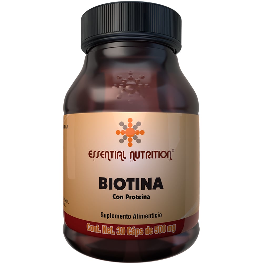 Biotina 500 Mg Suplemento Alimenticio 30 Cápsulas