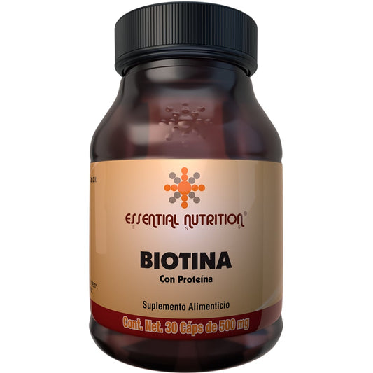 Biotina 500 Mg Suplemento Alimenticio 30 Cápsulas