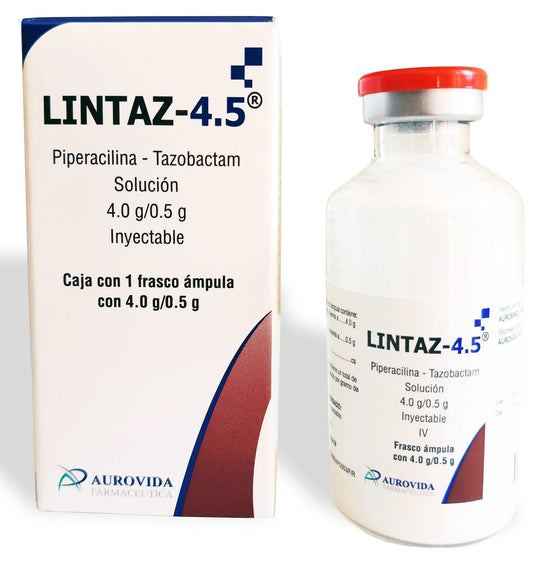 Lintaz 4.0/0.5 g Solución Inyectable Polvo Frasco Ámpula