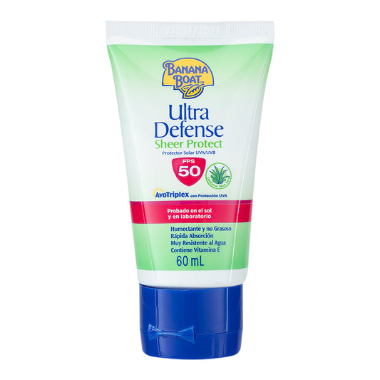 Protector solar Banana Boat Ultra Defense FPS 50 60 mL