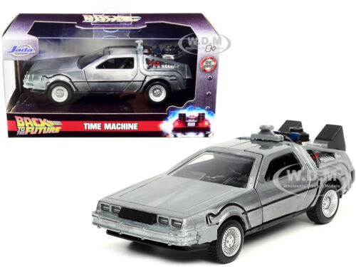 Back to the Future I Time Machine DeLorean DMC - Silver 1:32