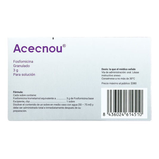 Acecnou 3 G Granulado Solución 1 Sobre