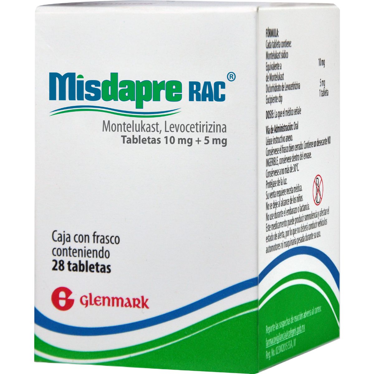 Misdapre RAC 10 Mg + 5 Mg 28 Tabletas – Farmacia Coyoacán
