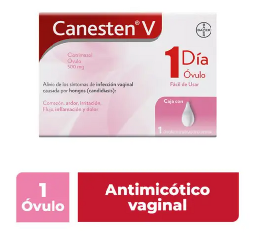 Canesten V 500 Mg 1 Día 1 Óvulo
