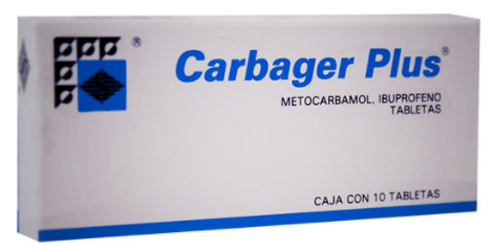 CARBAGER PLUS (METOCARBAMOL, IBUPROFENO) TBS 10