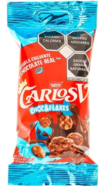CARLOS V CHO&FLAKES 43G