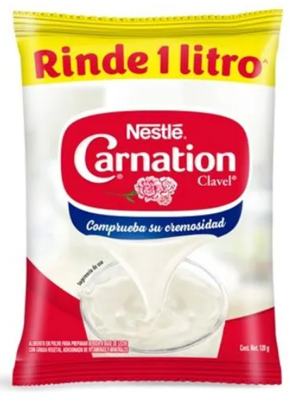 CARNATION BOLSA POLVO 120G