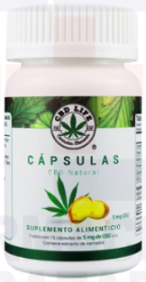 CBD 5 Mg Suplemento Alimenticio Natural 15 Cápsulas