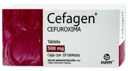 CEFAGEN (CEFUROXIMA) 500MG TBS 10