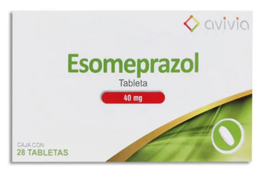 Esomeprazol 40 Mg 28 Tabletas Genérico Avivia