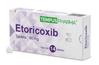 Etoricoxib 90 Mg 14 Tabletas Genérico Inv Farma