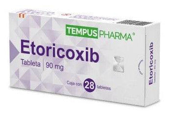 Etoricoxib 90 Mg 28 Tabletas Genérico Inv Farma