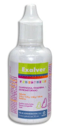 Exalver Guaifenesina/Fenilefrina/Dextrometorfano 100 Ml Solución Pediátrico Genérico Maver