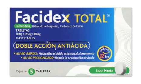 Facidex Total 5 Tabletas Masticables