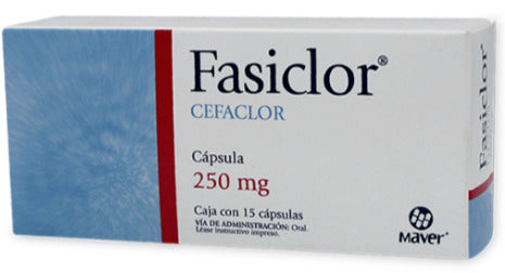 FASICLOR 250MG CPS 15 CEFACLOR