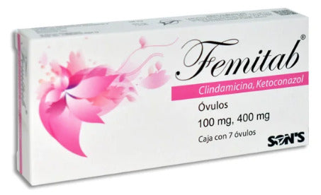 FEMITAB 100MG/400MG OV C/7 (CLINDAMICINA-KETOCONAZOL)