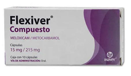 FLEXIVER COMP (MELOXICAM, METOCARBAMOL) 15/215MG TBS 10