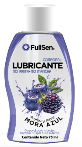 Fullsen Lubricante Aroma Y Sabor Mora Azul Frasco 75 Ml