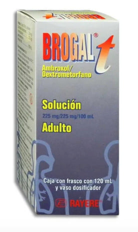 GE BROGAL T (AMBROXOL, DEXTROMETORFANO) ADULTO 120 ML