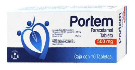 GE PORTEM 500MG TAB 10