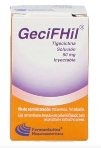 Gecifhil 50 Mg Solución Inyectable Frasco Ámpula