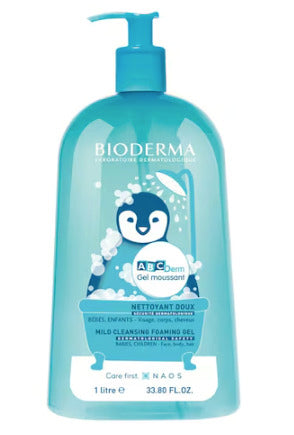 Gel De Baño Limpiador Pediatrico ABCDerm 1 L