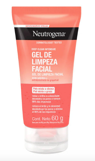 Gel Neutrogena Limpieza Facial Intensive 60 G