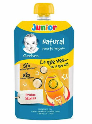 Gerber Flexipac Junior Frutas Mixtas 120 G