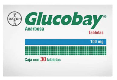 Glucobay 100 Mg 30 Tabletas