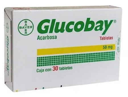 Glucobay 50 Mg 30 Tabletas