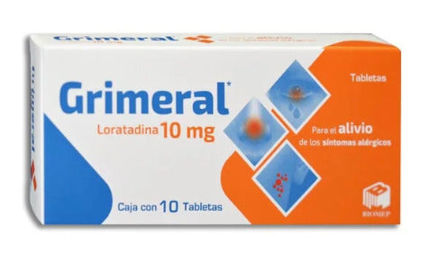 GRIMERAL 10MG 10TBS LORATADINA