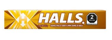 Halls miel 25.2g