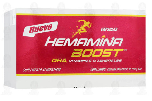 Hemamina Bosst Suplemento Alimenticio 30 Cápsulas