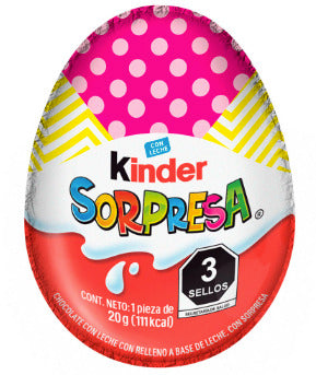 HUEVO KINDER SORPRESA NIÑA