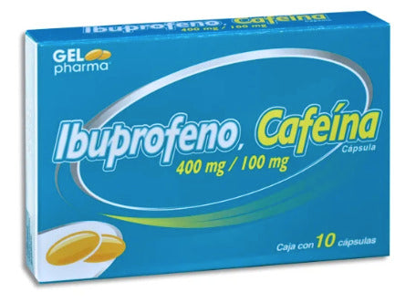 IBUPROFENO, CAFEINA 10 CAPS