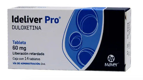 IDELVER PRO (DULOXETINA) 60MG 14TBS