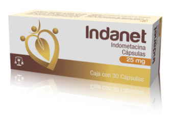 INDANET CPS 25MG INDOMETACINA