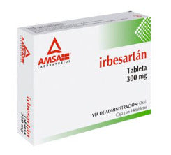 Irbesartán 300 Mg 14 Tabletas Genérico Amsa