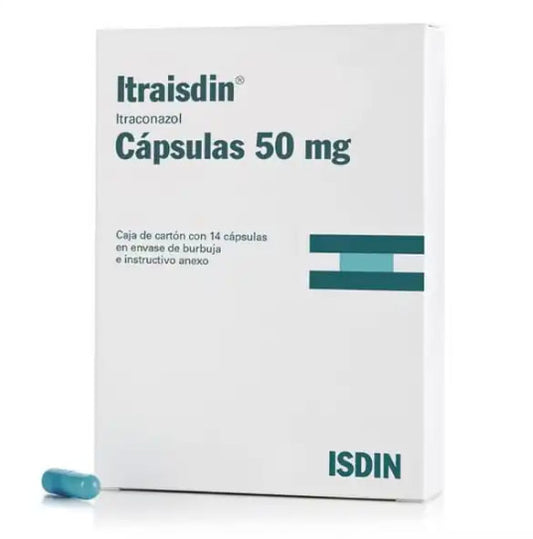 Itraisdin 50 Mg 14 Cápsulas