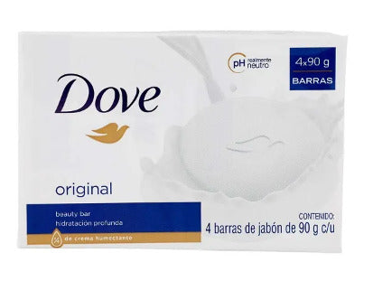 Jabón Dove Original 90 G 4 Pack