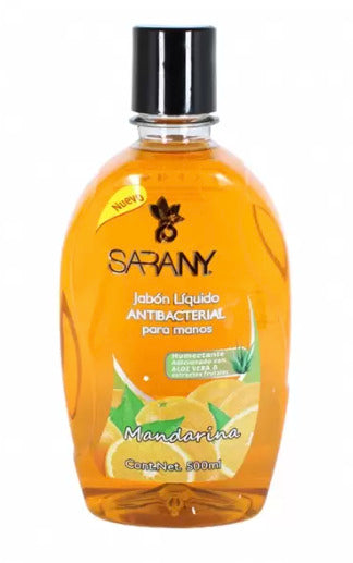 Jabón Líquido Antibacterial Sarany Mandarina 500 Ml