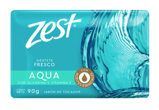 Jabón Zest Aqua Fresco 90 G