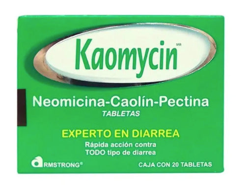 Kaomycin 129/280/30 Mg 10 Tabletas