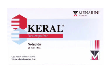 Keral 25 Mg/10 Ml Solución 10 Sobres