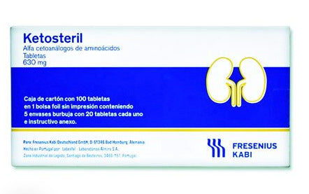 Ketosteril 630 Mg Caja 100 Tabletas