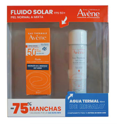 Kit Avène Ultramat Sin Color + Agua Termal 50 Ml