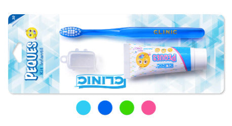 Kit Infantil Clinic Peques Cepillo + Crema Dental + Capuchón