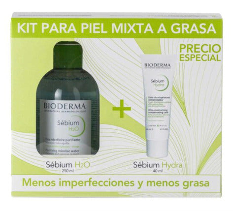 Kit Sebium H2O 250 Ml + Sebiu Ultra Hydratant 40 Ml